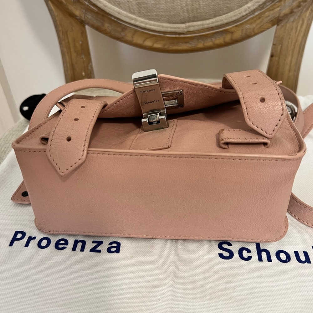 Proenza Schouler PS1 Pink mini crossbody bag with silver hardware - Picture 3 of 12